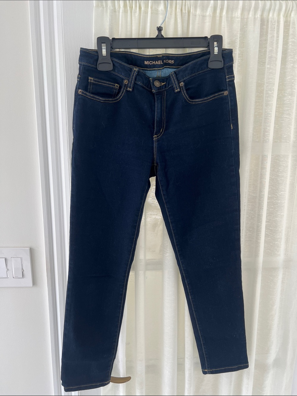 Michael Kors Indigo Izzy Cropped Skinny Jeans